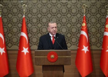 الرئيس أردوغان يعتمد أوراق سفراء أربع دول في تركيا