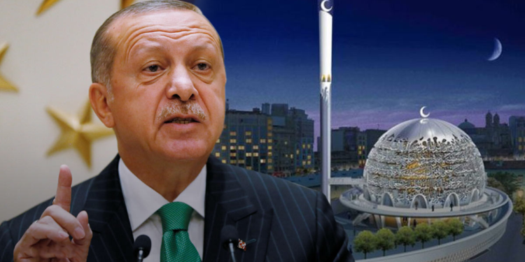 الرئيس التركي يفتتح مسجد تقسيم الكبير نهاية الشهر الجاري