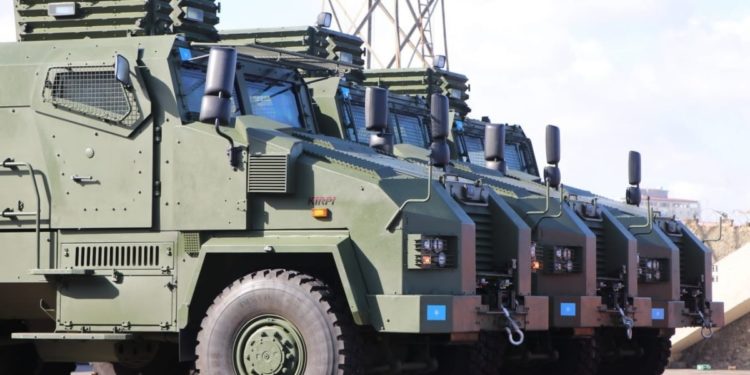 تركيا تزود الجيش الصومالي بـ 22 مركبة مدرعة