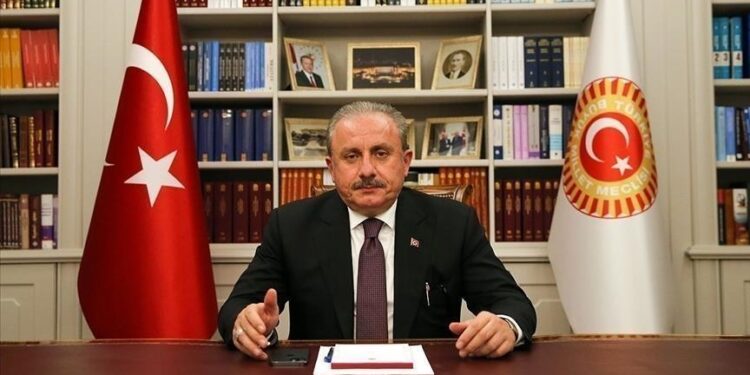 رئيس البرلمان التركي يهنئ نظيره الأوكراني بالعيد الوطني لبلاده