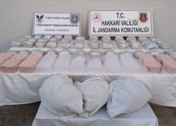 ضبط 100 كغم من المخدرات جنوب شرقي تركيا