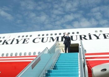 الرئيس أردوغان يغادر أذربيجان بعد زيارة ليوم واحد