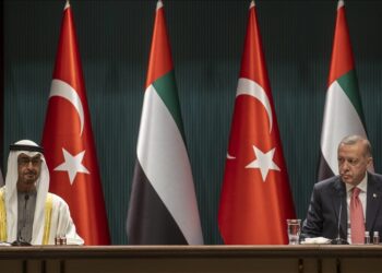 أردوغان وابن زايد يحضران مراسم توقيع اتفاقيات بين البلدين