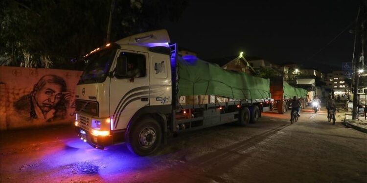 غزة.. مساعدات تركية للمتضررين من العدوان الإسرائيلي