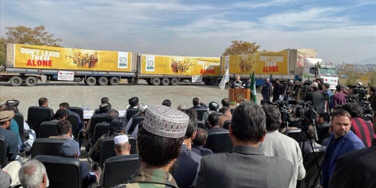 هيئة الإغاثة التركية تقدم 100 طن بذور قمح لأفغانستان