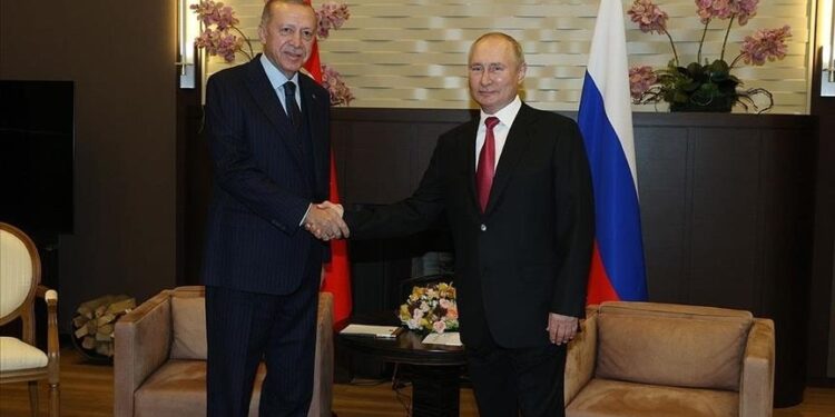 أردوغان وبوتين يبحثان تعزيز العلاقات الثنائية
