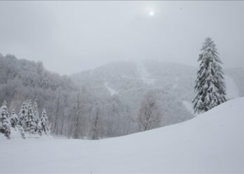 تركيا.. سماكة الثلوج تتجاوز المتر في مركز “كارتبه” للتزلج
