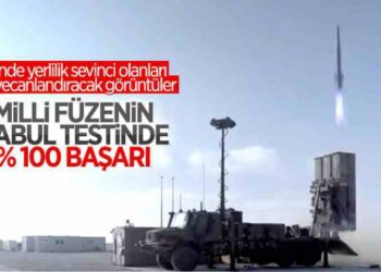 بالفيديو.. صاروخ HISAR O + التركي يكمل بنجاح تجربة الإطلاق