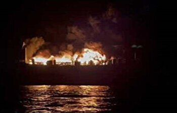 إنقاذ مواطن تركي فُقد أثناء حريق في عبارة باليونان