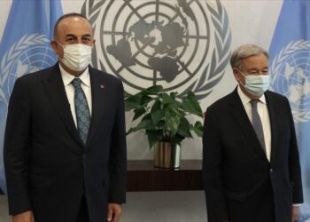 تشاووش أوغلو وغوتيريش يبحثان التطورات في أوكرانيا