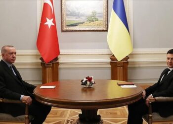 انتهاء الاجتماع الثنائي بين أردوغان ونظيره الأوكراني