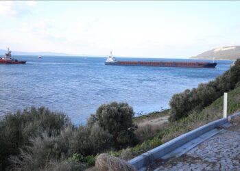 تركيا.. إنقاذ سفينة شحن جنحت في مضيق “جناق قلعة”