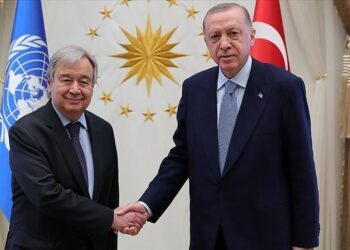 أردوغان يجري مباحثات مع غوتيريش