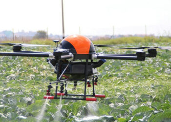 باستخدام الطائرات بدون طيار سيتم زيادة إنتاجية المنتجات الزراعية