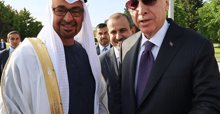 الرئيس أردوغان يلتقي الشيخ محمد بن زايد