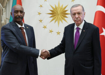 أردوغان يلتقي البرهان في المجمع الرئاسي بأنقرة