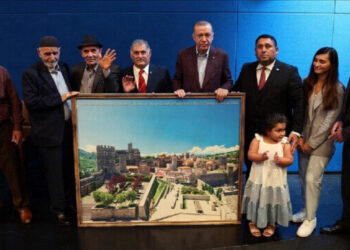 الرئيس أردوغان يستقبل وفدا من أتراك الأهسكا في نيويورك